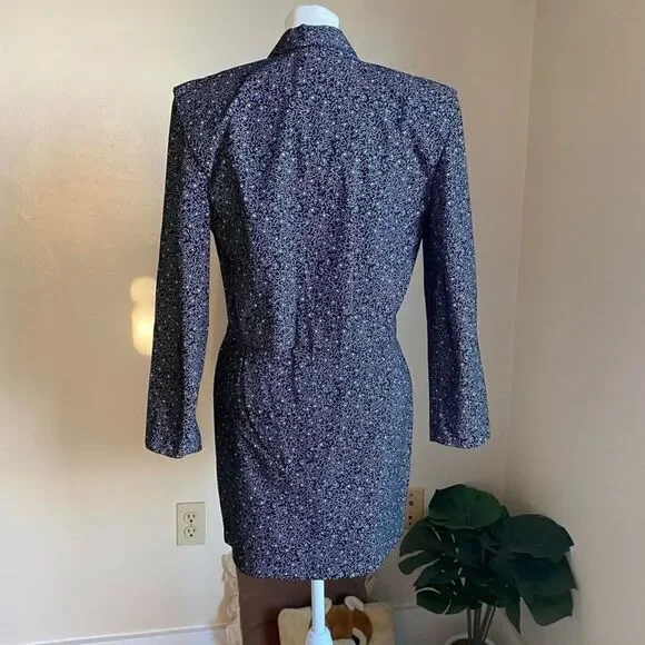 Vintage black blazer & mini skirt set - Picture 7 of 8